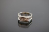 Brillant-Ring, 750 Wei?gold 6,6