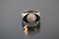 Diamant-Ring, 750 Wei?gold 9