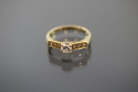 Brillant-Ring, 750 Gold 2,7