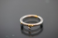 Brillant-Ring, 950 Platin 6,6