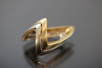 Gold-Ring, 750 Bicolor 6,1