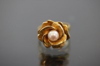 Perlen-Ring, 585 Gold 9,1