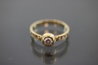 Brillant-Diamant-Ring, 585 Gold 2,7