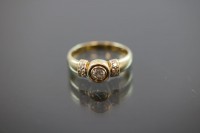 Brillant-Ring, 585 Gelbgold 3,1
