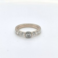 Brillant-Ring, 750 GG 4