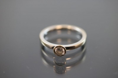 Brillant-Ring, 750 Wei?gold 2,7