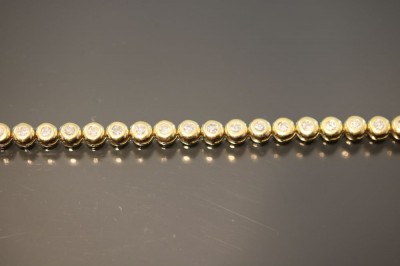 Tennisarmband, 585 Gelbgold 15,47